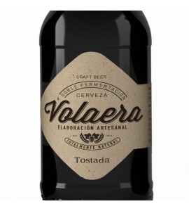 Cerveza artesanal Volaera Tostada con las mejores maltas.